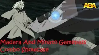 ABA Minato and Madara Gamepass 100-0 Combo Showcase + Pain 3v3.