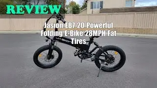 Jasion EB7 2.0 Folding E-Bike Review: 1200W Peak, 28 MPH, Fat Tires & Suspension 2026