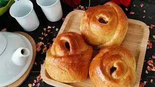 ROSE BUNS BREAD / HOW TO MAKE APPLE CINNAMON ROSE BUNS / PERFECT FOR DINNER