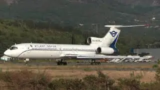TIVAT AIRPORT 2008 - TU-154M + B737-200 + B767 + F-100 + A320 + PZL M-18B Dromader