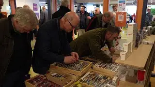 Modelspoorliefhebbers verzamelen zich in Alkmaar: 