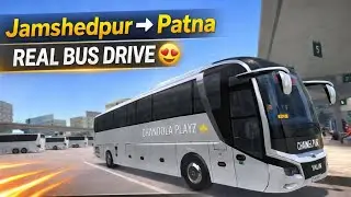 Bus Simulator Ultimate 🚍 | Jamshedpur to Patna Journey | No Commentary | Ultra Graphics 🔥