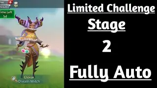 Lords mobile Limited Challenge Saving Dreams Stage 2 Fully Auto|Dream Witch Stage 2 Fully Auto