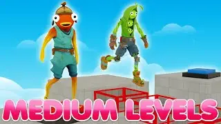 Fortnite: Teamwork Obby Parkour ⭐By dingle MEDIUM LEVELS