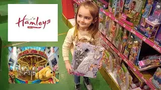 Summer visits Hamleys toy store in Prague, Czech Republic