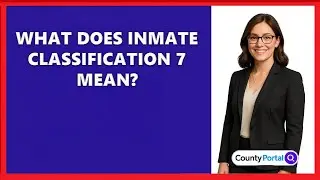 What Does Inmate Classification 7 Mean?