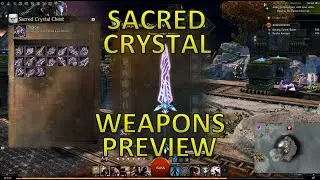 GW2 - Sacred Crystal Weapons Preview (Dragon Bash 2024 Reward)