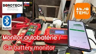 Bluetooth car battery monitor from Temu. №278
