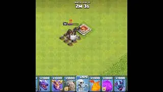 25 Skeletons Vs Max Shadow King | Clash Of Clans
