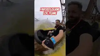 Fantasy Island Log Flume #fantasyisland #ingoldmells #logflume #water #funnyvideo #fun #family #ride