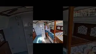 Полностью укомплектованная двуспальная кровать на 26-футовой парусной лодке???!!! #женщиныморячки