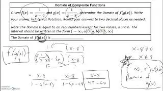 composite function rational and domain