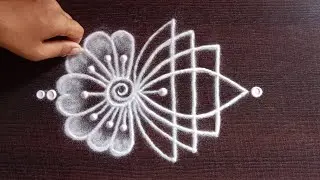 daily use rangoli | rangoli | rangoli design | muggulu | freehand rangoli | rangoli kolam | रांगोळी