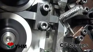 Compression spring W.D 0.7mm｜CNC Compression Spring Machine CF-308｜YHM