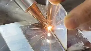 Welding Aluminum Frames Made Easy: Handheld Laser Welder Demo.