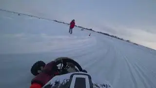 Кубок РАФ картинг на шипах 2024. Тренировка. Ice karting. Winter Rotax Max