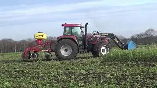 GROENBEMESTER ONDERWERKEN MET EEN CASE IH 150 EVERS SCHIJVENEG
