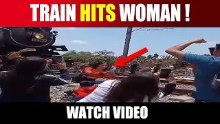 Woman Tries to Click Selfie with a Running train | here&rsquo;s what happens next