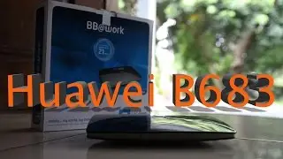 Router Huawei B683 Dicoba test speed