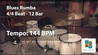 Uptempo Blues Groove Rumba Style -144 BPM