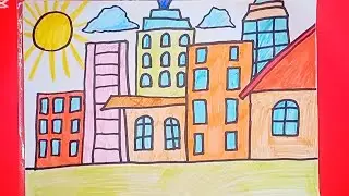 How to draw a house/ #house