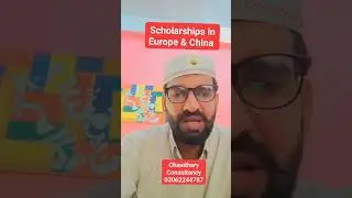 Scholarships in Europe amd China #studyabroad #chaudharyconsultancy #reels #viral #trending