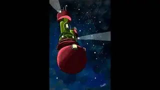 Space station - Time-lapse ( ShapeLab, Infinite Painter, Realistic Paint Studio )
