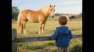 Golden Mane, Quiet Steps&mdash;A Haflinger Horse&rsquo;s Calm Presence
