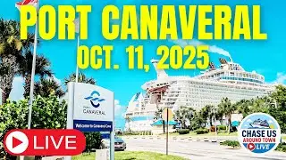 LIVE: Watching the Cruise Ships Leaving Port Canaveral LIVE! (Oct. 11, 2025)