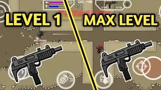 LEVEL 1 GUNS 🔫 VS MAX GUNS 🔫 IN MINI MILITIA !!