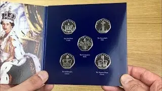 65th CORONATION ANNIVERSARY 50p COIN SET || ISLE OF MAN || 2018 VIDEO