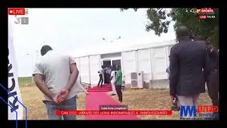 The Indomitable Lions of Cameroon arrive Ivory Coast