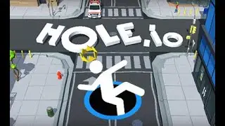 Getting Level 100 in Hole.io