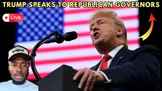 President Trump speaks at the Republican Governors Association Meeting.