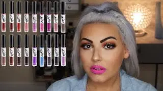 Видеообзор помад 18 Shades | Жидкие матовые помады Nicka K New York True Matte