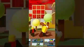 The titan battler in Roblox Battle Bricks is so HUGE!