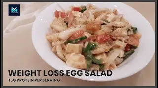 Weight Loss Egg Salad Recipe | High Protein Salad for Muscle Gain.
