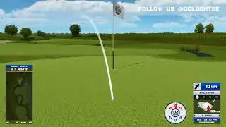 Golden Tee Great Shot on Hawkeye Hills!