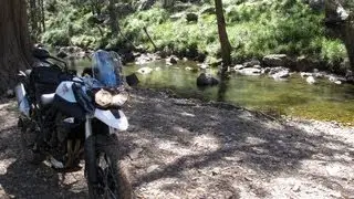 Turon River NSW on a Triumph Tiger 800xc