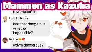 Obey me text: Mammon as Kazuha