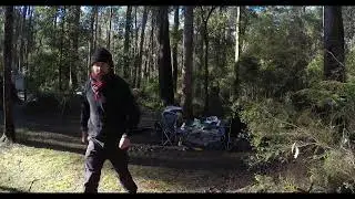 Latrobe River campground pack-up (timelapse)