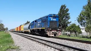 Tren n&deg; 5001 con CRRC CDD6A1 9765  TAC + 1 gg 0km 😱 + PC's y Cubiertos por KM 35 hacia el Norte !!!