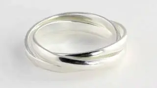 Silver Rolling Ring