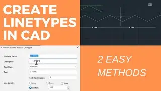How To Create Line Types In CAD Super Quick!