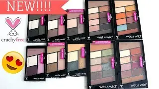 NEW Wet n Wild Eyeshadow Palettes Review & Swatches! 2018