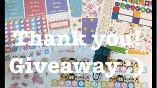 Thank You Giveaway - Celebrating 50 Subscribers! Closed :)