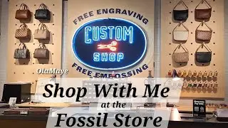 Shop With Me  | Fossil #shopwithme #fossil #fossilbag #handbags #purse #fashion #bag #shopping #shop
