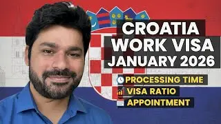 CROATIA WORK VISA UPDATE 2026 | CROATIA APPOINTMENT | PROCESSING TIME| CROATIA VISA RATIO 🇭🇷