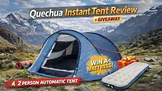Quechua 2 Person Instant Tent | Automatic Tent Review by Real Adventure XYZ #quechua_tent