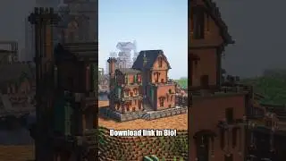 🏠Steampunk House Build Idea in Minecraft⚙️ #shorts